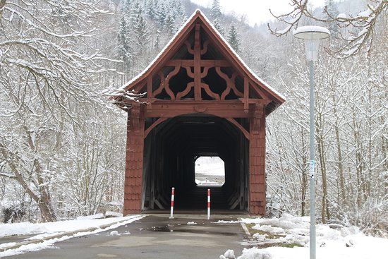 die Historische Holzbrücke