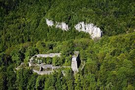 die Burgruine Hohenwittlingen